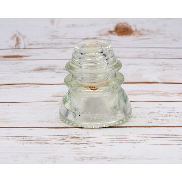 4 Vintage Glass Hemingray Railroad Telephone Insulators - Picture 11 of 14